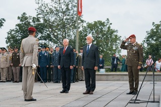 Den ozbrojených sil připomněl odkaz československých legionářů i službu dnešních vojáků