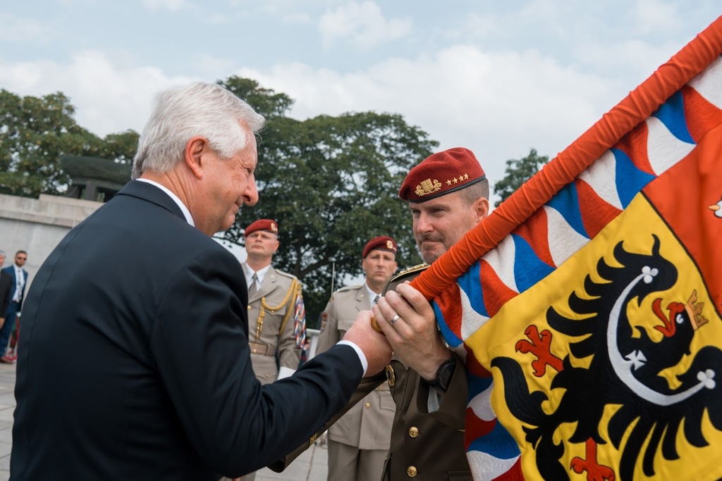Den ozbrojených sil připomněl odkaz československých legionářů i službu dnešních vojáků