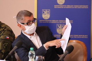 Prime Minister Andrej Babiš introducing the details of defence budget 