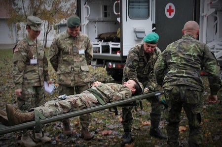 Ilustrační obrázek ke článkuMezinárodní kurz specialistů vojenského zdravotnictví poprvé v České republice