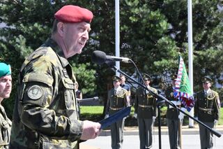 Velitel pozemních sil brigádní generál Ladislav Jung