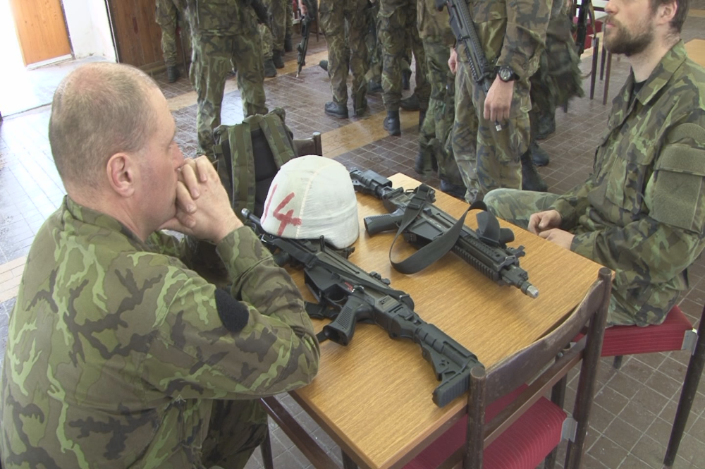 Příprava na poslední disciplínu - běh na 8 kilometrů