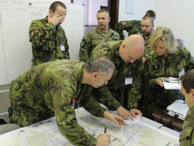 Cvičení Smart Engineer prověřuje velitele a štáb ženistů nejen ze správných reakcí