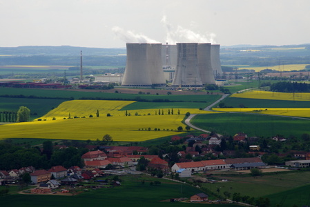 Prostor zájmu, tedy JE Dukovany