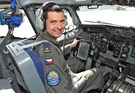 První český pilot letounu AWACS major Milan Vojáček