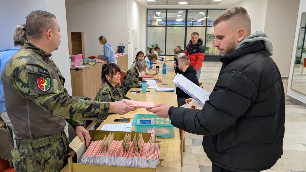 Do Vyškova nastoupili první rekruti roku 2025