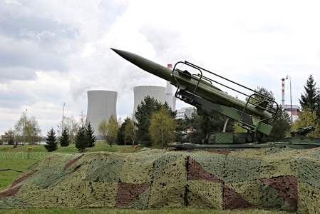 Raketový komplex KUB u jaderné elektrárny Temelín