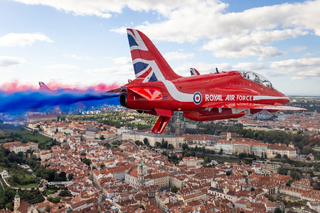 Red Arrows nad Pražským hradem v roce 2025