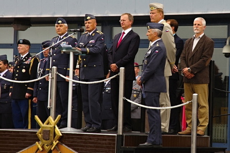 Slavnosti se zúčastnil i generál Petr Pavel, předseda vojenského výboru NATO