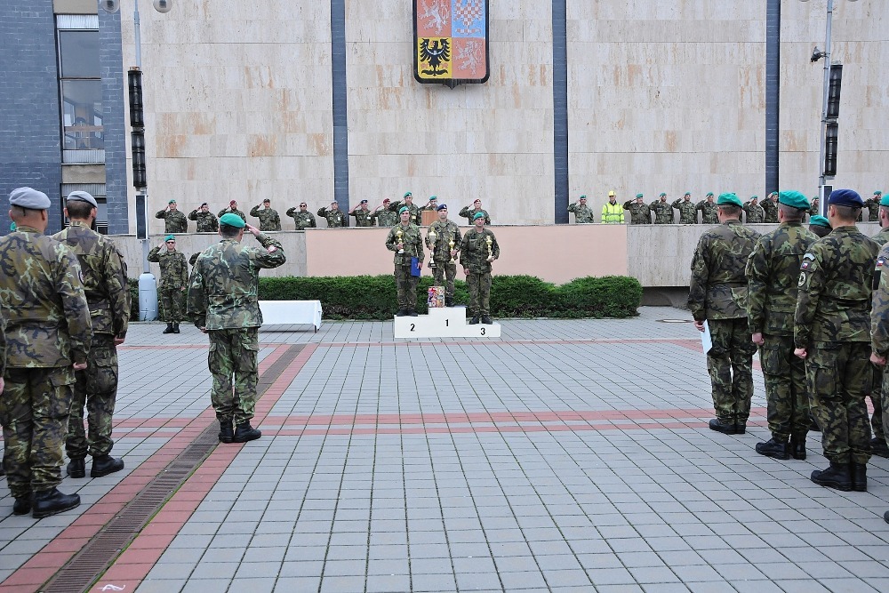 Slavnostní vyhlášení výsledků ve Vyškově