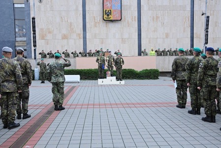 Slavnostní vyhlášení výsledků ve Vyškově