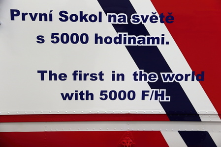 Sokol s náletem 5000 hodin je světový unikát