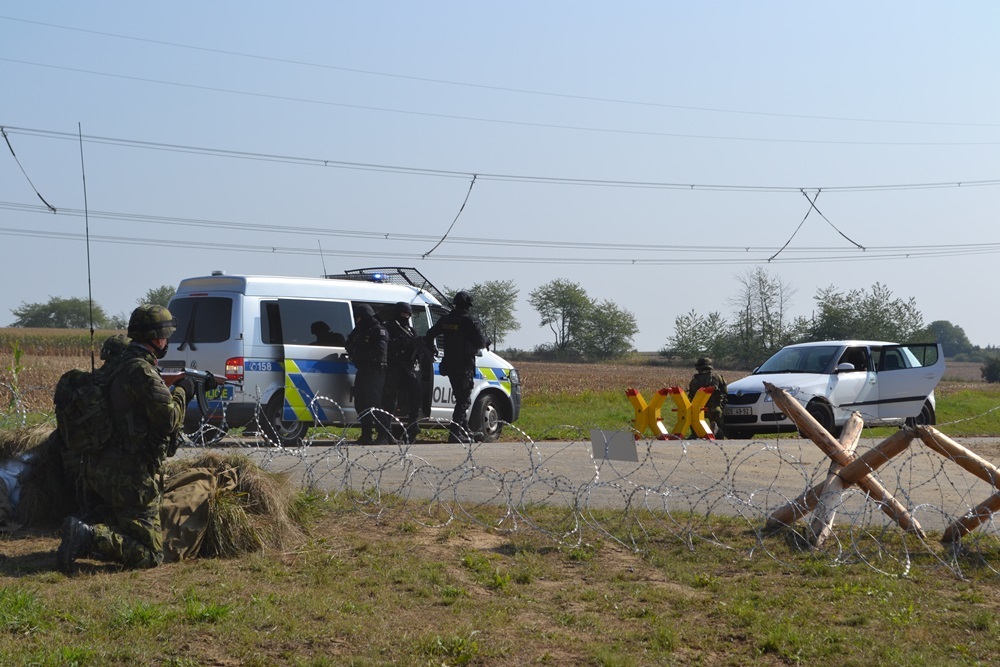 Součinnost armády s Policií České republiky