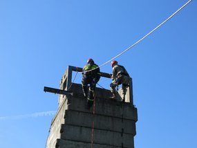 Společné lezení v Pardubicích, realizované v rámci doprovodného programu