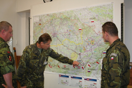 Štábní nácvik Agentury logistiky se věnoval případnému zvýšení rizika migrace
