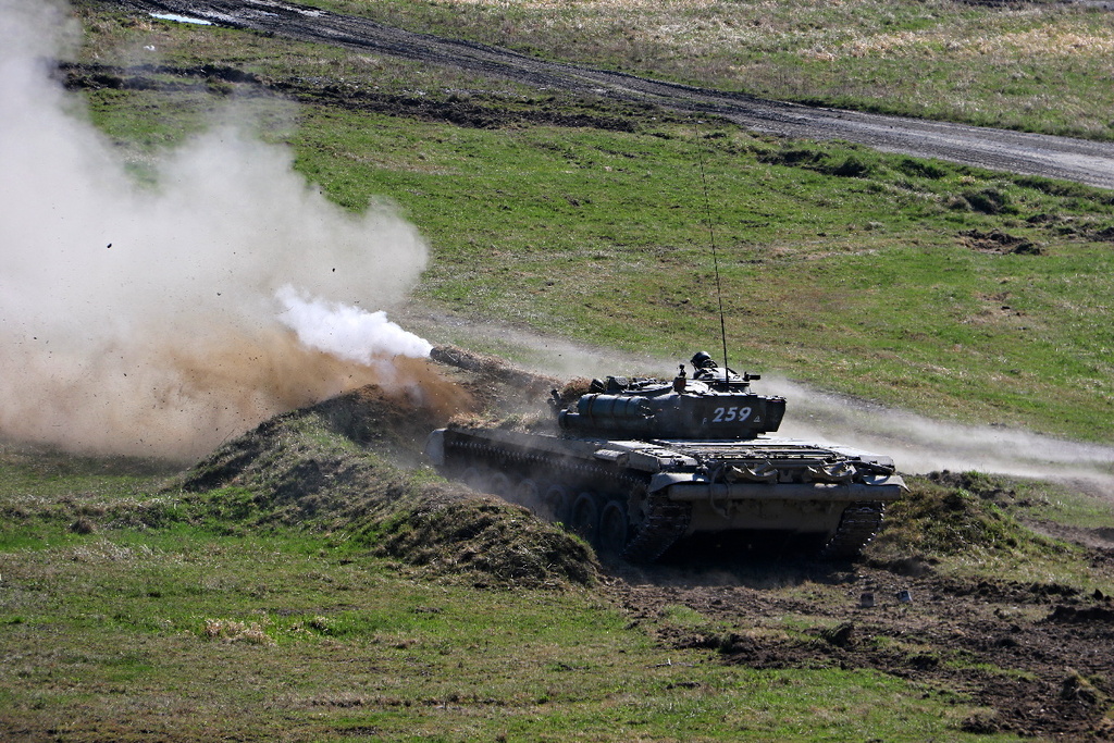 Střelba z tanku T72M4CZ