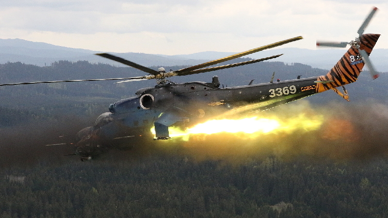 Armáda se loučí s legendárním „ďáblovým kočárem“. Poslední ostré střelby z Mi-24/35 proběhly v Boleticích