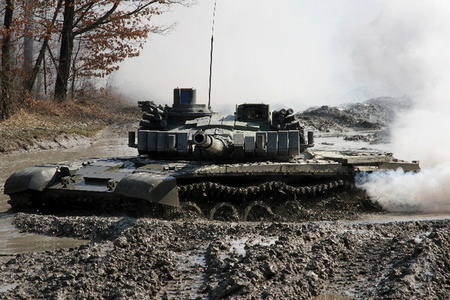 73. tankový prapor Přáslavice cvičil nováčky