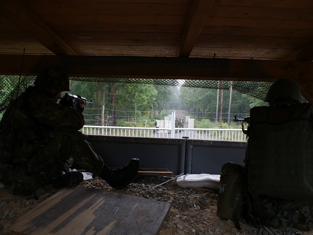 Střežení perimetru jednotkou Force Protection