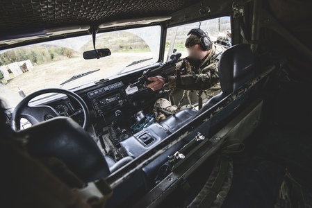 Záběr z mezinárodní soutěže odstřelovačů Ride of the Kings 2017