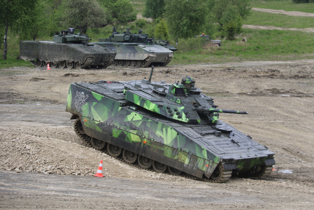 Ukázka dynamických vlastností na VIP dni (CV90)