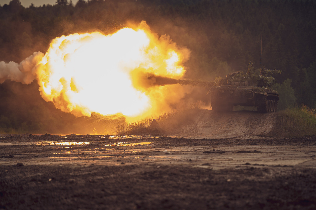 Ukázka schopností tanku T-72 M4CZ a T-72 M1