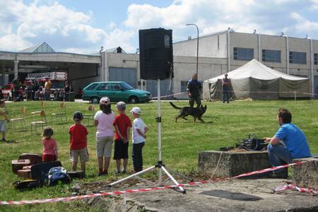 Ukázka výcviku psů