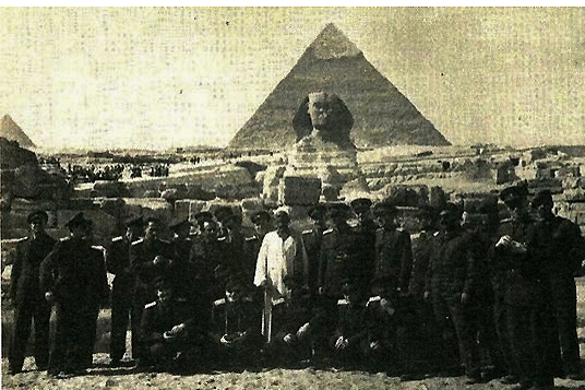 Ústřední hudba byla pozvána na turné po exotickém Egyptě už tři roky po svém vzniku (1953).