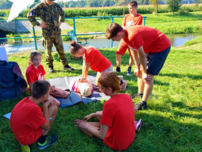 V průběhu běhu museli plnit různé úkoly