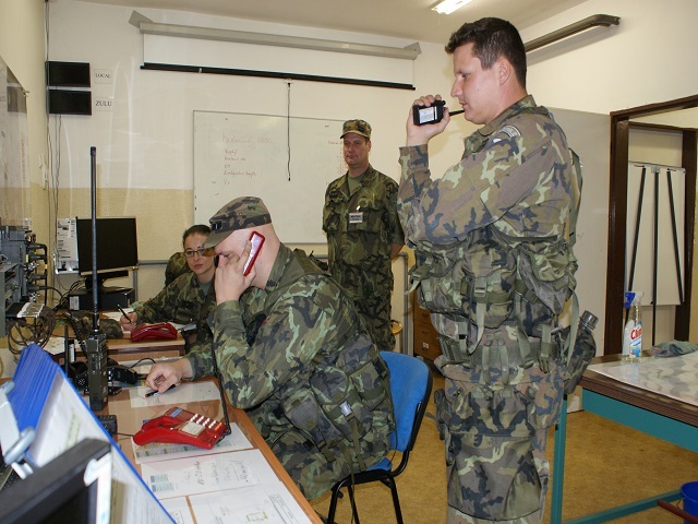 Velitelské stanoviště pro jednotku Force Protection