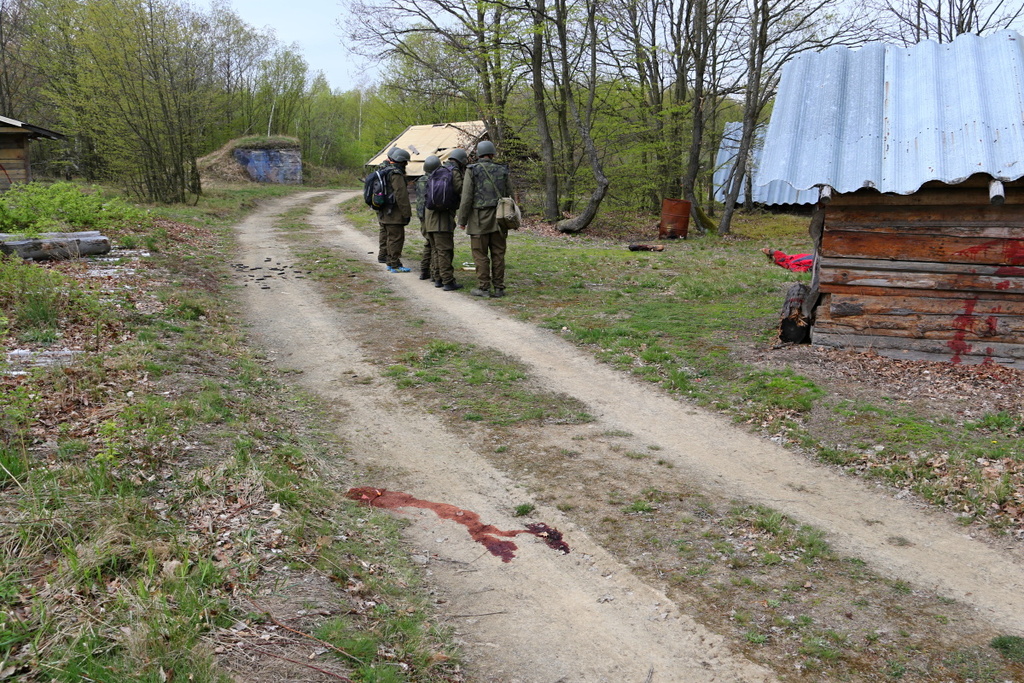 A real life situation simulating in a village