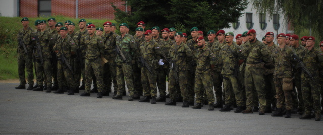 VII. ročník Soutěže průzkumných hlídek byl zahájen společným nástupem ve městě Libavá.
