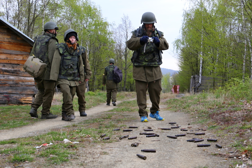 Documenting the remnants of recent firing activities