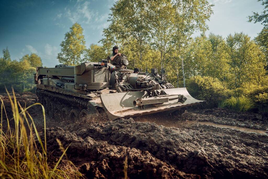 Vyprošťovací tank mohli diváci vidět v dynamických ukázkách