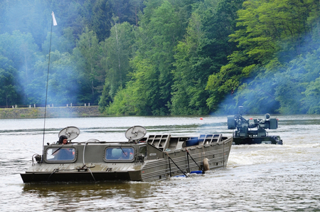 Vehicles in water – Presentation Day training