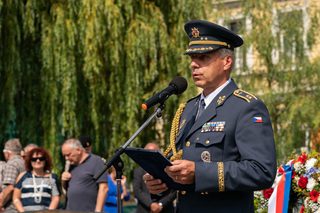 Projev velitele Vzdušných sil AČR generálmajora Petra Hromka