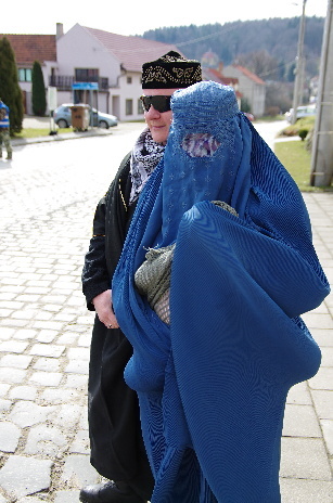 Žena v burce