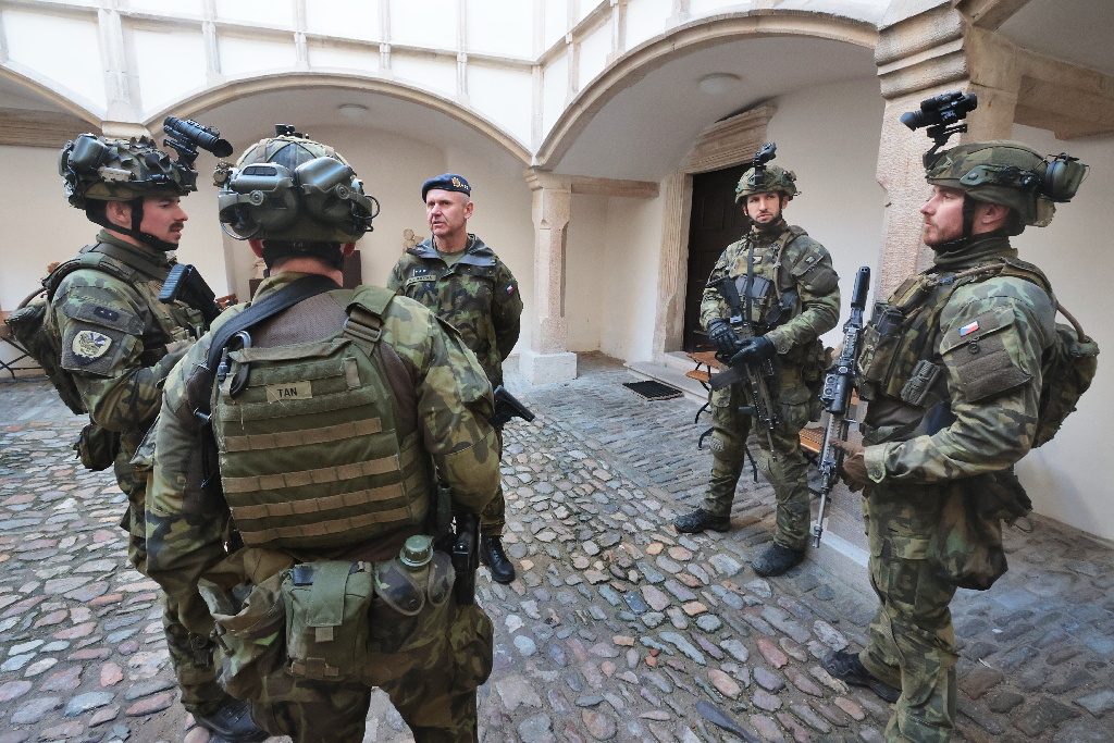 Znojemské podzemí místem výcviku aktivní zálohy 