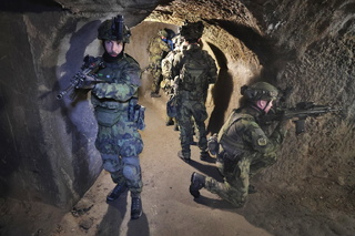 Znojemské podzemí místem výcviku aktivní zálohy 