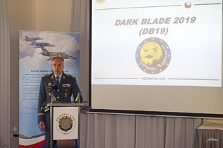  Důležitost cvičení Dark Blade 2019 zdůraznil velitel Vzdušných sil AČR generálmajor Petr Hromek