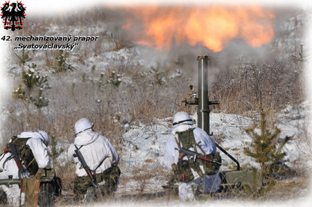 Táborští zdokonalovali střelbu z minometů