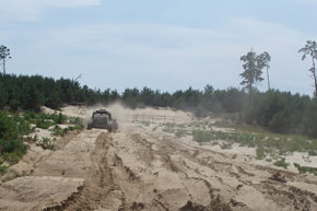 Demining in sandy terrain - 2