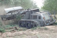Bozena 5 overcomes heavy terrain