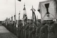 Nástup stráží praporů a standart vojskových těles čs. armády ve druhé pol. 30. let 20. století.