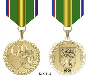 Čestná pamětní medaile k 90. výročí vzniku Československé republiky