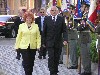 Prezident republiky Klaus a ministryně obrany Parkanová
