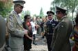 Generálmajor Josef Bečvář, plukovník Zdeněk Ševčík z Vojenské kanceláře prezidenta republiky a další hosté pietní vzpomínky.