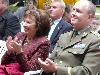 Hosté slavnostního zahájení - manželka prezidenta republiky L. Klausová a 1. ZNGŠ generál J. Prokš