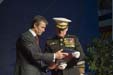 Generální tajemník NATO Anders Fogh Rassmusen a generál Stéphane Abrial