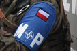 Polský příslušník Mnohonárodního praporu Vojenské policie NATO